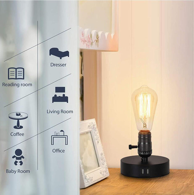 Old-Fashioned Table Lamp Stand